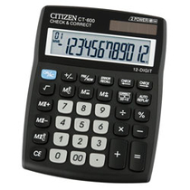Калькулятор настольный CT-600J, Citizen Артикул: citCT-600J